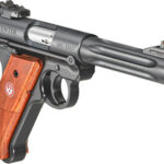 Ruger TALO Mark IV Hunter .22 LR, 5.5" Barrel, Hi-Viz FO Red Front, Laminate, Blued, 10rd Ruger 2 Ruger TALO Mark IV Hunter .22 LR