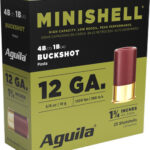 Aguila Minishell Buckshot 12 Ga, 1.75", 5/8 oz, 4B/1B, 25rd Box 1 Aguila Minishell Buckshot 12 Ga