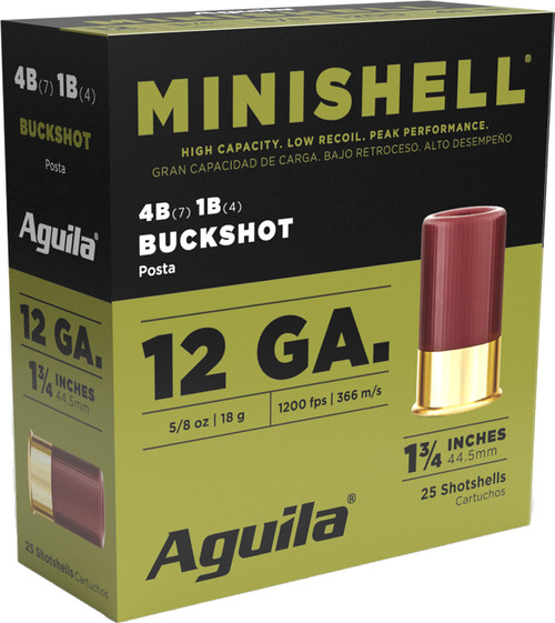 Aguila Minishell Buckshot 12 Ga Aguila Minishell Buckshot 12 Ga