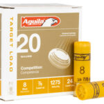 Aguila Target Load 20 Ga, 2.75", 7/8 oz, 8 Shot, 25rd Box 2 Aguila Target Load 20 Ga