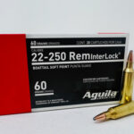 Aguila 22-250 Remington, 60gr, Boat Tail Soft Point, 20rd Box 1 Aguila 22-250 Remington
