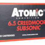 Atomic Subsonic 6.5 Creedmoor, 129gr, Jacketed Hollow Point, 20rd Box 1 Atomic Subsonic 6.5 Creedmoor