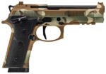 Beretta 92XI Combat 9mm, 4.7" Barrel, Multicam Cerakote Finish, Black Grip, 10rd 3 Beretta 92XI Combat 9mm