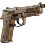 Beretta M9A4 9mm, 5.1" Barrel, Night Sights, Flat Dark Earth, 18rd Beretta 2 Beretta M9A4 9mm