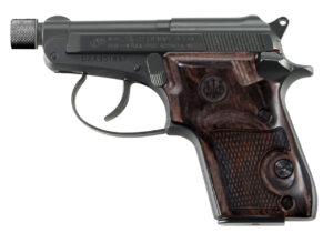 Beretta 21A Bobcat Covert .22 LR, 2.9" Threaded Barrel, Walnut, Black, 7rd Beretta 3 Beretta 21A Bobcat Covert .22 LR