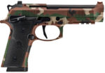 Beretta 92XI Combat 9mm, 4.7" Barrel, Battle Dress Uniform Cerakote, Black Grip, 10rd 3 Beretta 92XI Combat 9mm