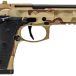 Beretta 92XI Combat 9mm, 4.7" Barrel, Desert Combat Uniform Cerakote, Black Grip, 10rd 2 Beretta 92XI Combat 9mm