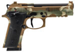 Beretta 92XI Combat 9mm, 4.7" Barrel, Multicam Cerakote, Black Grip, 18rd 3 Beretta 92XI Combat 9mm