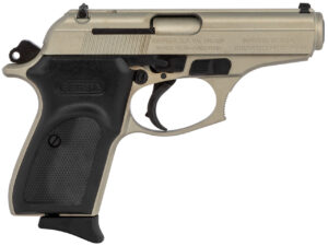Bersa Thunder 380 ACP, 3.5" Barrel, Nickel, Black Grip, 8rd Bersa 3 Bersa Thunder 380 ACP