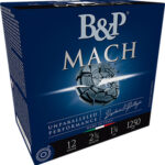 B&P Mach 12 Ga, 2.75", 1 1/8 oz, 7.5 Shot, 25rd Box 3 B&P Mach 12 Ga