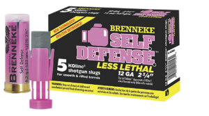 Brenneke Self Defense 12 Gauge 2.75" 1/3 oz, Sabot Slug, 5rd Brenneke USA 3 Brenneke Self Defense 12 Gauge 2.75" 1/3 oz