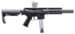 B&T SPC9 SD 9mm, 4.5" Barrel with RBS Suppressor, Black, Optic Ready, 33rd 3 B&T SPC9 SD 9mm