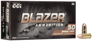 CCI Blazer Brass 9mm, 115gr, Full Metal Jacket, 50rd Box CCI Ammunition 2 CCI Blazer Brass 9mm