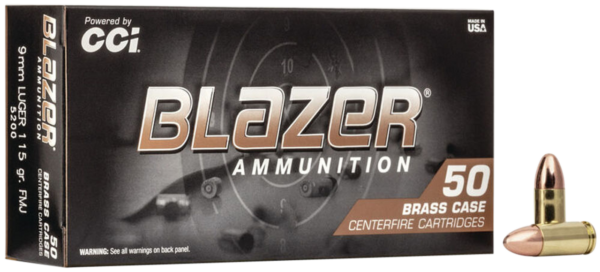 CCI Blazer Brass 9mm CCI Blazer Brass 9mm