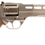 Chiappa Rhino 60DS 357 Magnum, 6" Barrel, Nickel Frame, Walnut Grip, 6rd 1 Chiappa Rhino 60DS 357 Magnum