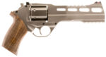 Chiappa Rhino 60DS 357 Magnum, 6" Barrel, Nickel Frame, Walnut Grip, 6rd 3 Chiappa Rhino 60DS 357 Magnum