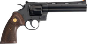 Colt Python 357 Magnum, 6" Barrel, Blued, Walnut Grips, 6rd Colt 3 Colt Python 357 Magnum