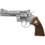 Colt Python 357 Magnum, 4.25" Barrel, Stainless Frame, Walnut Grips, 6rd Colt 2 Colt Python 357 Magnum