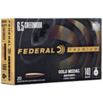 Federal Premium Gold Medal 6.5 Creedmoor, 140gr, Berger Hybrid Target, 20rd Box 2 Federal Premium Gold Medal 6.5 Creedmoor