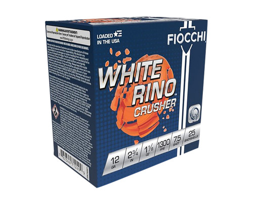 Fiocchi White Rino Crusher 12 Ga Fiocchi White Rino Crusher 12 Ga