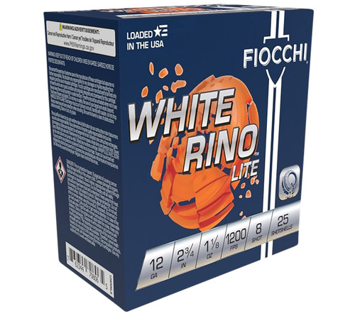 Fiocchi White Rino Target 12 Ga Fiocchi White Rino Target 12 Ga