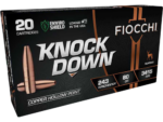 Fiocchi Knock Down 243 Winchester, 80gr, Hollow Point, 20rd Box 3 Fiocchi Knock Down 243 Winchester