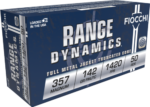 Fiocchi Shooting Dynamics 357 Magnum, 148gr, Jacketed Hollow Point, 50rd Box 3 Fiocchi Shooting Dynamics 357 Magnum