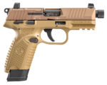 FN 502 Tactical 22 LR, 4.6" Barrel, Flat Dark Earth, 10rd 3 FN 502 Tactical 22 LR