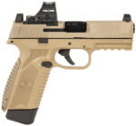 FN 545 MRD 45 ACP, 4.1" Barrel, Flat Dark Earth, Inlcudes Holosun 407C Red Dot, 15rd 3 FN 545 MRD 45 ACP