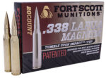 Fort Scott Tumble Upon Impact 338 Lapua Magnum, 250gr, Solid Copper Spun, 20rd Box 3 Fort Scott Tumble Upon Impact 338 Lapua Magnum