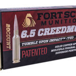 Fort Scott 6.5 Creedmoor, 130gr, Solid Copper Spun, 20rd Box 2 Fort Scott 6.5 Creedmoor