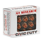 G2 Research Civic Duty 10mm, 122gr, Lead Free Copper, 20rd Box 2 G2 Research Civic Duty 10mm
