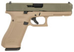 Glock G17 Gen 5 9mm, 4.49" Barrel, Olive Drab Green Slide, Flat Dark Earth Frame, 17rd 3 Glock G17 Gen 5 9mm