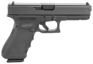 Glock G17 Gen 3 9mm, 4.48" Barrel, Black, Fixed Sights, 17rd Glock 3 Glock G17 Gen 3 9mm