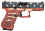 Glock G19 Gen 5 9mm, 4.02" Barrel, American Flag Cerakote, 15rd 3 Glock G19 Gen 5 9mm