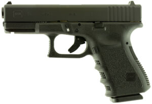 Glock 19 Gen 3 9mm, 4.02" Barrel, Black, Fixed Sights, 15rd Glock 3 Glock 19 Gen 3 9mm