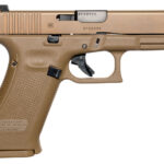 Glock G19X 9mm, 4.02" Barrel, Coyote Brown Cerakote, Polymer Grip, 19rd Glock 2 Glock G19X 9mm