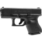 Glock G26 Gen 5 M.O.S. 9mm, 3.43" Barrel, Black, Fixed Sights, 10rd Glock 3 Glock G26 Gen 5 M.O.S. 9mm