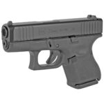 Glock 27 Gen5 AUS Sub Compact .40 S&W, 3.43" Barrel, Fixed Sights, Black, 9rd Glock 2 Glock 27 Gen5 AUS Sub Compact .40 S&W