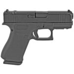 Glock G43X MOS 9mm, 3.41" Barrel, Black, Fixed Sights, 10rd Glock 3 Glock G43X MOS 9mm