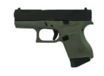 Glock G43 9mm, 3.41" Barrel, Battlefield Green Frame, 6rd 3 Glock G43 9mm