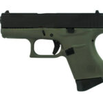 Glock G43 9mm, 3.41" Barrel, Battlefield Green Frame, 6rd 1 Glock G43 9mm
