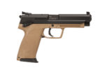 HK USP Expert 45 ACP, 5.2" Barrel, Flat Dark Earth Frame, Black Slide, 12rd 3 HK USP Expert 45 ACP