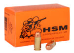 HSM Training 45 ACP, 230 gr, FMJ, Plated RN, 50rd Box 3 HSM Training 45 ACP