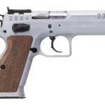 Tanfoglio IFG Stock II 45 ACP, 4.44" Barrel, Silver, Walnut Grips, 10rd 1 Tanfoglio IFG Stock II 45 ACP