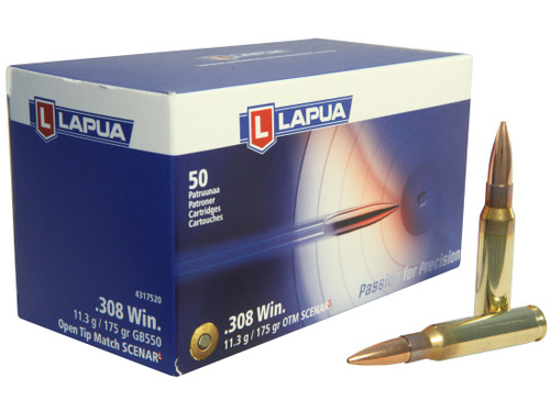 LAPUA 308 Winchester 7.62x51mm LAPUA 308 Winchester 7.62x51mm