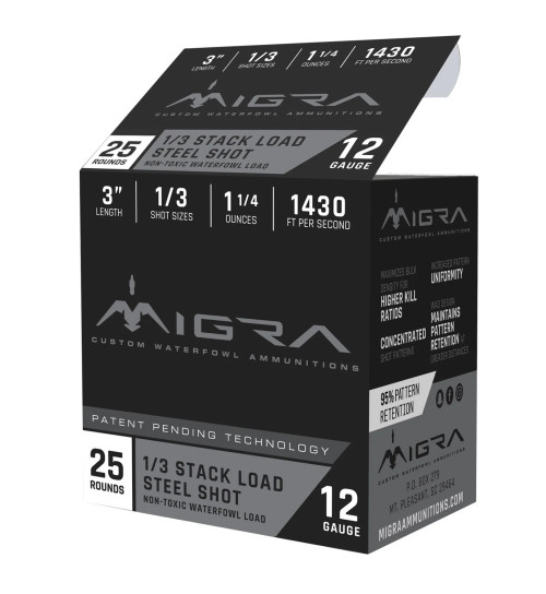Migra Stacked Steel Ammo 12ga Migra Stacked Steel Ammo 12ga