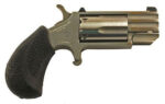 North American PUG 22 Magnum/22 LR, 1" Barrel, Black Grip, Stainless Steel, 5rd 3 North American PUG 22 Magnum/22 LR