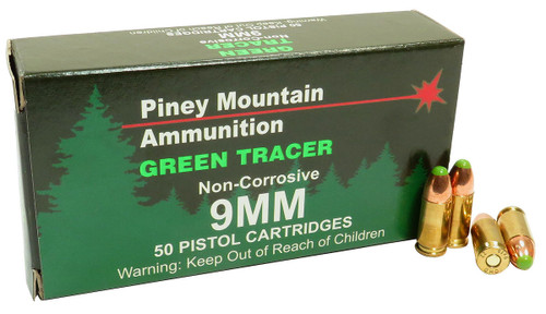 Piney Mountain Green Tracer 9mm Piney Mountain Green Tracer 9mm