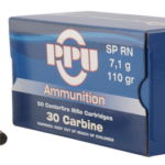 PPU Standard 30 Carbine, 110gr, Soft Pointed Nose, 50rd Box 2 PPU Standard 30 Carbine